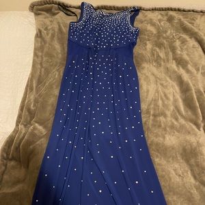 SPARKLY BLUE PROM DRESS